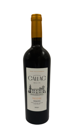 Chateau de Callac "Prestige" ROUGE 2021 75cl BAV SNK TN